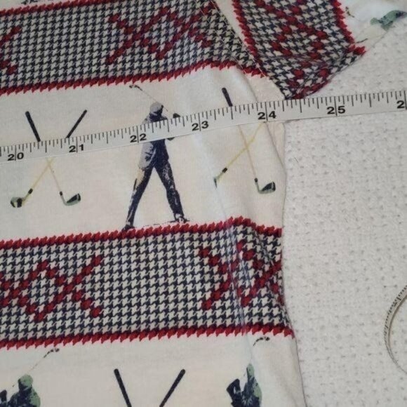 Natural Issue Golfer Graphics Sz. XL Collared SS Button Polo - Picture 6 of 10